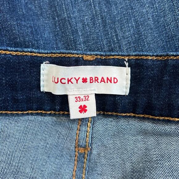 Lucky Brand Mens 412 Athletic Slim Coolmax Jeans Seneca Blue Size 33 x 32 - Picture 7 of 9